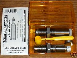 LEE 243 Winchester Rifle Collet DIE SET NEW # 90709