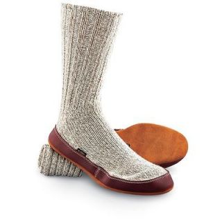 Acorn Ragg Wool Slipper Socks~Gray~Men & Women SOCK SLIPPERS XXS,XS,S 