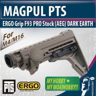 MAGPUL PTS FALCON Ergo F93 Pro Stock for airsoft AEG   DARK EARTH
