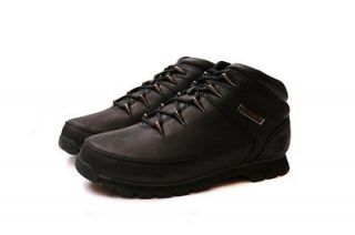Timberland Euro Sprint Boots in Black Smooth Leather 27575 New 2012 