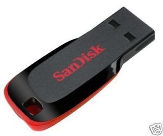 SANDISK CRUZER BLADE 32GB 32G 32 G GB USB FLASH DRIVE NEW LIFE TIME 
