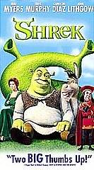 Shrek VHS, 2001, Rental