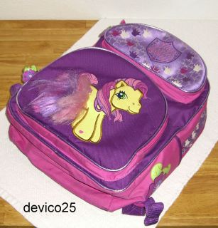 MY LITTLE PONY BACKPACK~PURPL​E & PINK BACK PACK WITH BRAIDABLE TAIL 