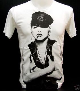MADONNA 80s Pop Star Icon Vintage Punk Rock T Shirt M
