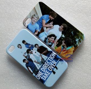 2PCS NEW 1D One Direction Crew Hard Back Case Cover for iphone 4 4S 4G 