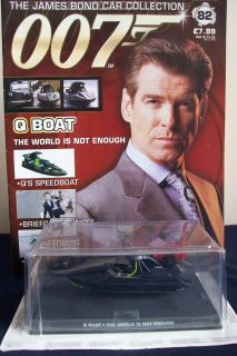 JAMES BOND 007 Q BOAT THE WORL IS NOT ENOUGH #82 DIECAST MODEL CAR 1 