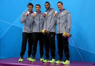 2012 London Olympics Nike Flyknit Racer Volt 12 Michael Phelps LeBron 