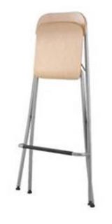 High Chair Bar Stool Folding Wood Metal Chair Two Pack 11036