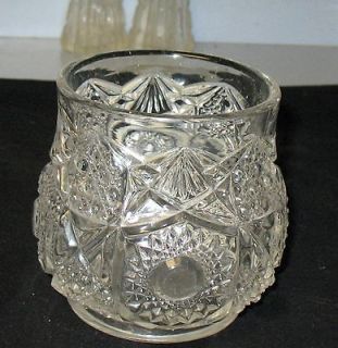 antique glass spooner in EAPG Pattern Glass 1850 1910