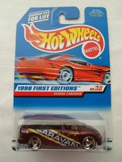 Hot Wheels 1998 First Editions #4 Dodge Caravan #633