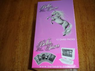 ONE BOX 12 BELLA SARA CARD PACKS CARDS 60 TOTAL