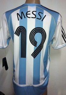 WC 2006 ARGENTINA FORMOTION SOCCER JERSEY MESSI #19 SIZE MEDIUM