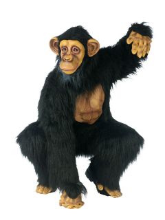 Adult Complete Chimpanzee Chimp Gorilla Full Suit Costume