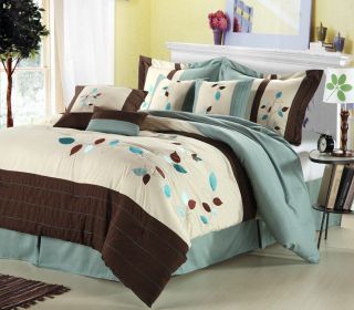 aqua brown bedding in Bedding