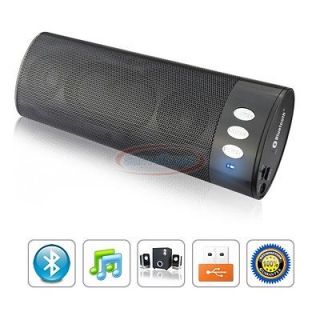 Black Portable Rechargeable Bluetooth Speaker for iPhone iPod MP3 MP4 