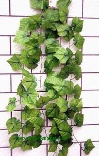   8feet Wired Ivy Garland Silk Artificial Vine Greenery For Wedding Home