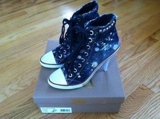 ASH Stone High Heel Sneakers . Size 39M