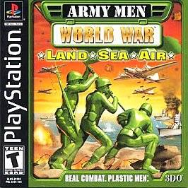 Army Men World War Land, Sea, Air Sony PlayStation 1, 2000