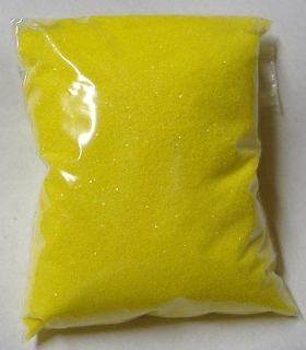   Bag Yellow Colored Sand Home/School Projects Wedding/Unity Arts/Craft