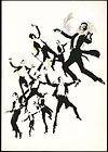 LEROY NEIMAN FRED ASTAIRE CELEBRITY ART POSTCARD NEW FREE SHIPPING