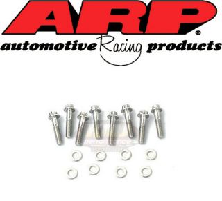 ARP 434 2102 SBC Vortec Intake Manifold Bolts 12 Point Heads Stainless 