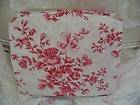 Laura Ashley COLETTE COLLETTE RED KING BEDSKIRT DUST RUFFLE New in 