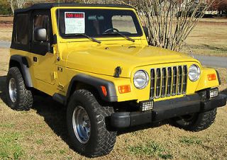Jeep : Wrangler X 2004 JEEP WRANGLER X Solar Yellow, Soft Top, Mags, 5 