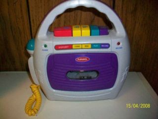  Hasbro Tough Kids Audio Cassette Tape Player Recorder Microphone