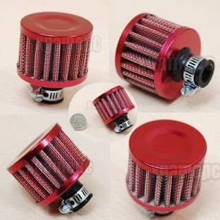   Fit 12MM Bottom Aperture Air Crankcase Vent Breather filter (RED