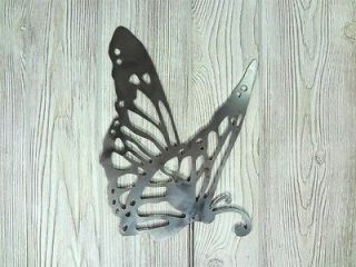 Monarch Butterfly Yard Metal Art New Plant Decor Garden Stakes