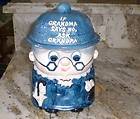 VERY RARE COLLECTIBLE ENESCO COOKIE JAR CANISTER IF GRANDMA SAYS NO 