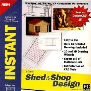   Shed & Shop Design V15 Brand New 3D Designs Included CAD Tools