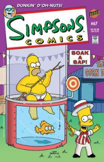 Simpsons Comics #67 ~ Dunk tank HOMER