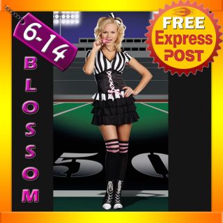   Sports Referee Umpire Football Soccer Fancy Dress Halloween Costume