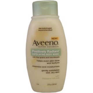 Aveeno Active Naturals Body Wash Radiant 12 oz 4 Pack
