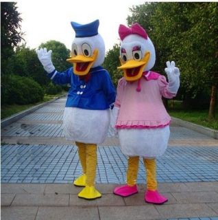 NEW Donald Duck and Daisy Duck CARTOON CLOTHING MASCOT COSTUME 