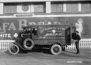 Dorschs White Cross Bakery Bread Delivery Truck photo