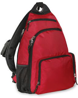 BACKPACK Red Single Mono Strap Sling Backpack Crossbody COMFORTABLE 