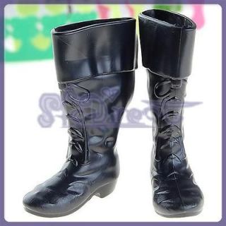   up Trim Knee High Boots Shoe for Barbie Friend Ken 1/6 Size Doll COOL