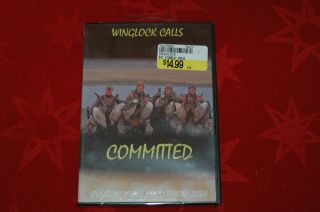 WINGLOCK CALLS COMMITTED waterfowl DVD duck and goose hunting decoy 