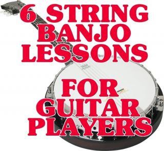 String Banjo Banjitar Lessons 4 Guitar Players DVD.