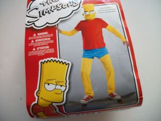 Bart Simpson Boys Halloween/Pret​end Play Deluxe Padded Costume Size 