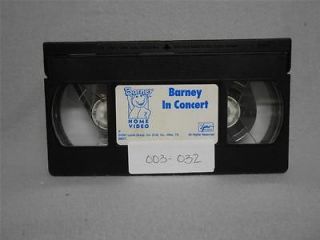 barney in concert in VHS Tapes