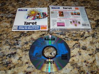 TAROT FORTUNE TELLER PROGRAM WINDOWS COMPUTER PC GAME CD ROM XP TESTED 