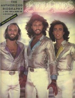 Bee Gees The Authorized Biography   Softcover 1979 RARE