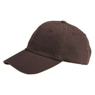 NEW PLAIN LOW PROFILE BASEBALL HAT CAP ADJUSTABLE STRAP BROWN