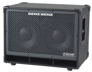 Genz Benz Focus LT FCS 210T Bass Guitar Amp Extension Cabinet 2x10 