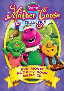 Barney Mother Goose Collection DVD, 2011, 2 Disc Set, CD DVD With 