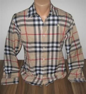 Season Burberry Multi Color Long Sleeve Shirt size S