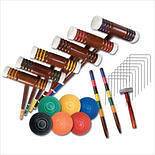 NEW FRANKLIN 13032 CLASSIC 6 PLAYER CROQUET SET GAME